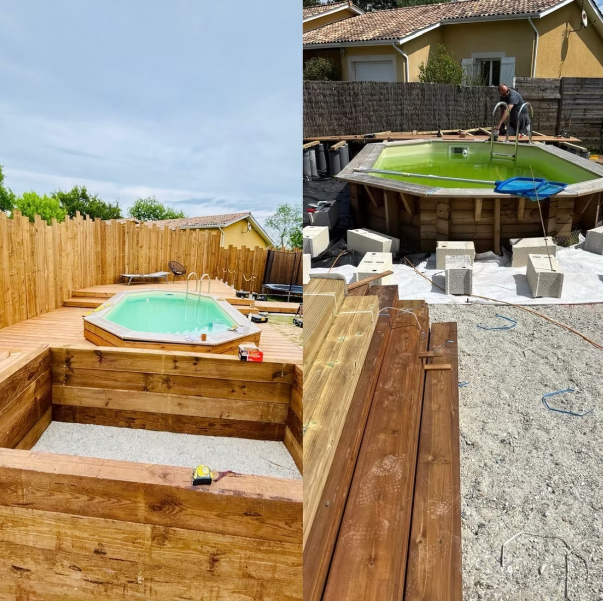 Terrasse en bois existante à rénover