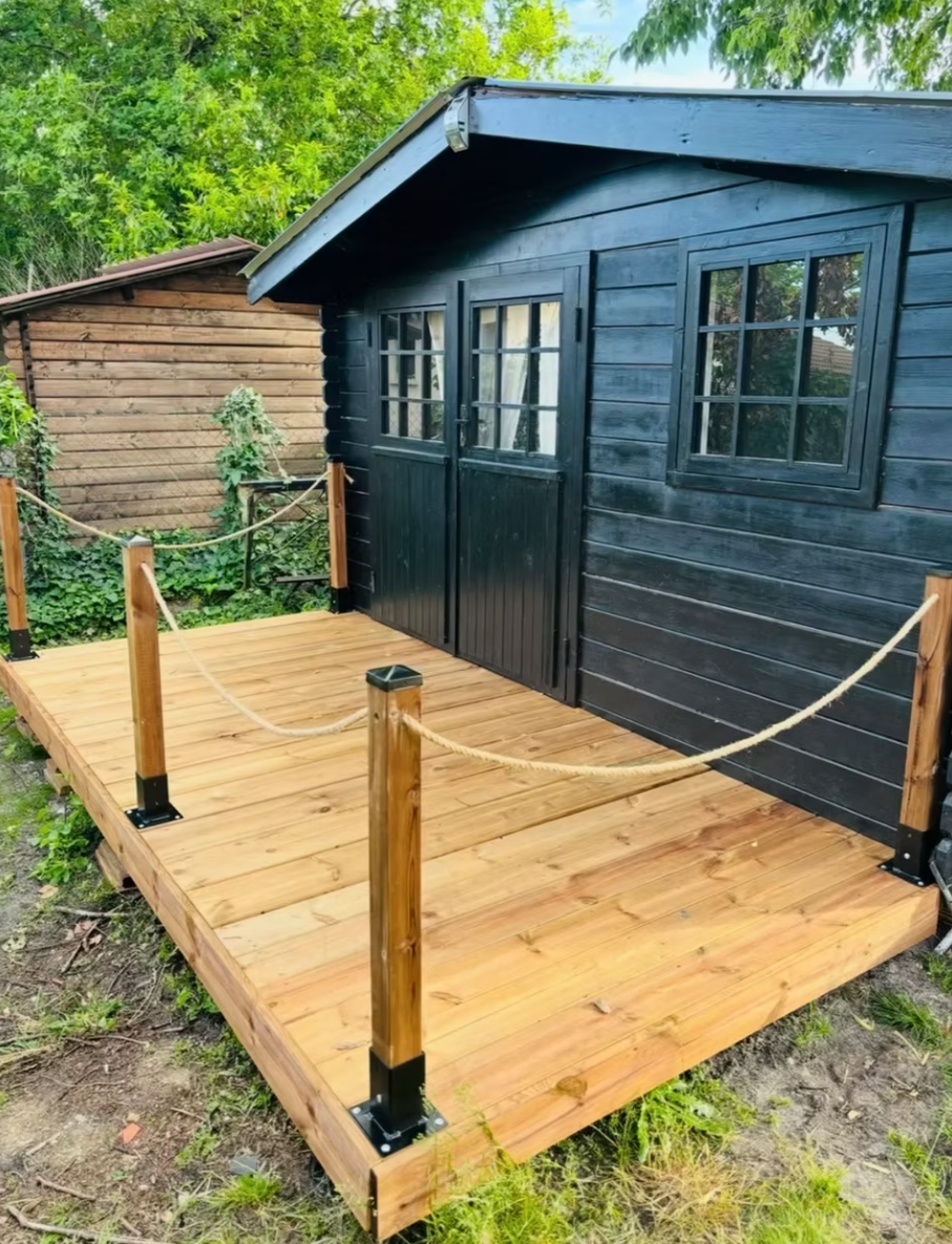 Reprise partielle de la structure d’une terrasse bois